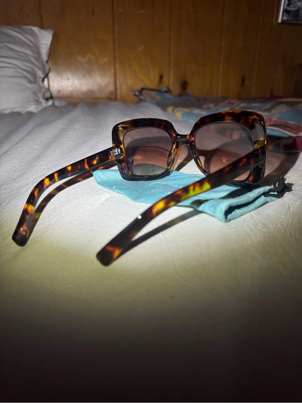 Simply Vera Vera Wang Tortoiseshell Square Sunglasses with Brown Lenses